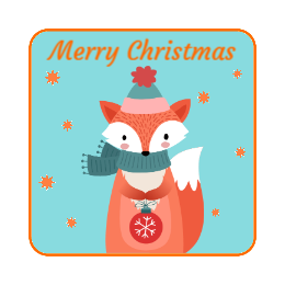 Fine Merry Christmas Custom Made Patches