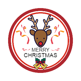 Christmas Elk Make&nbsp;Custom&nbsp;Patches
