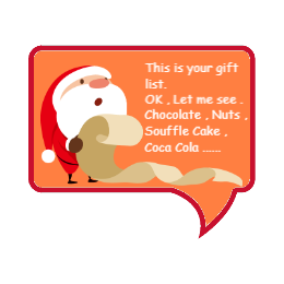 Santa Gift List Custom Patch