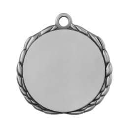 Antique Silver Round Blank Medal