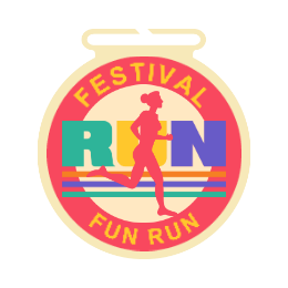 Festival Run Custom Made Medals