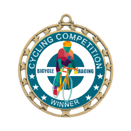 Cycling Competition Custom Medals