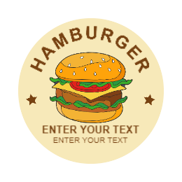Hamburger Custom Food Pins