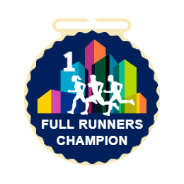 Full Runners Champion Award Medals