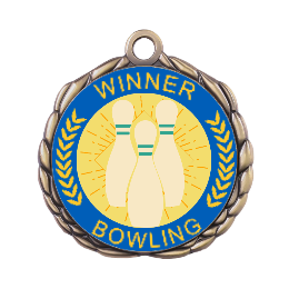 Bowling Custom Medals Made in USA