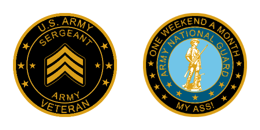 Veteran Custom Military Challenge Coins