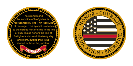 American custom army coins design template